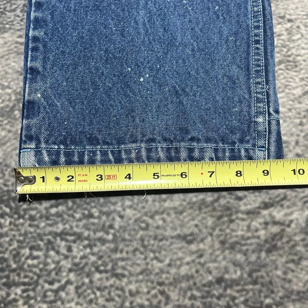 Koman Jeans Carpenter Baggy Wide Leg 34x30 Blue Distressed Skater Vintage Y2K‎
